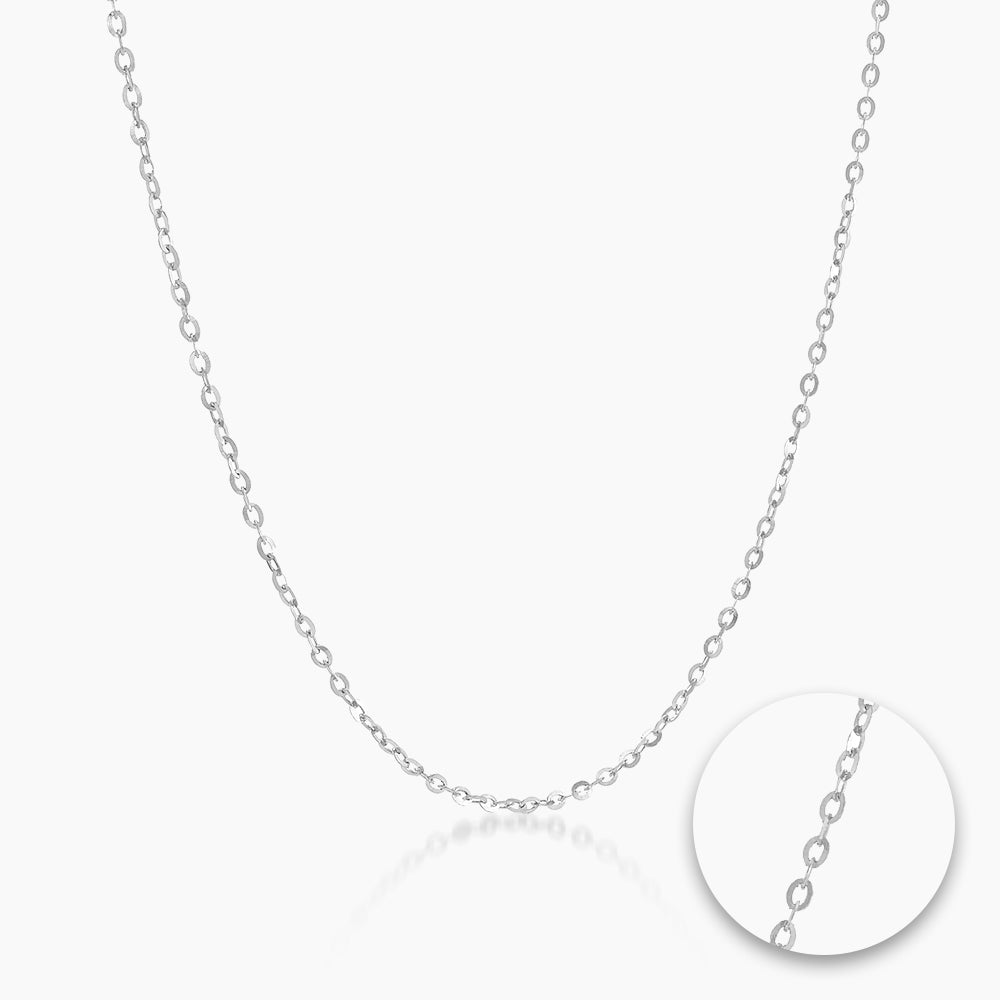 Oro Italia 916 White Gold Necklace GC20820526(040W) (22K Gold)