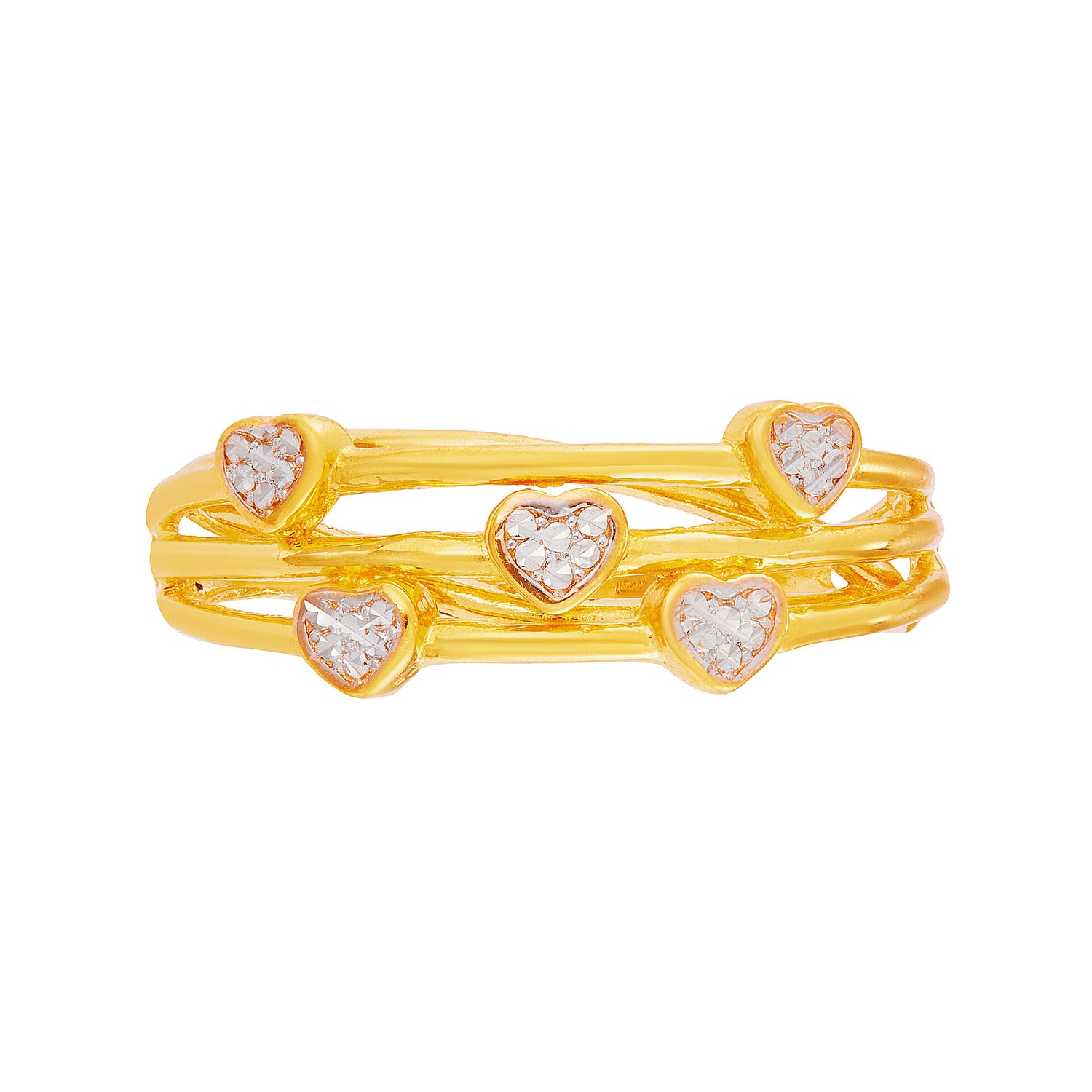 916/22K Yellow and White Gold Ring 6200056YW