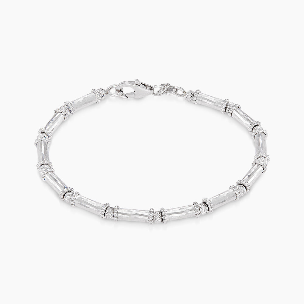 VALORA | Oro Italia 916 White Gold Bangle GB95320326(WG) (22K Gold)