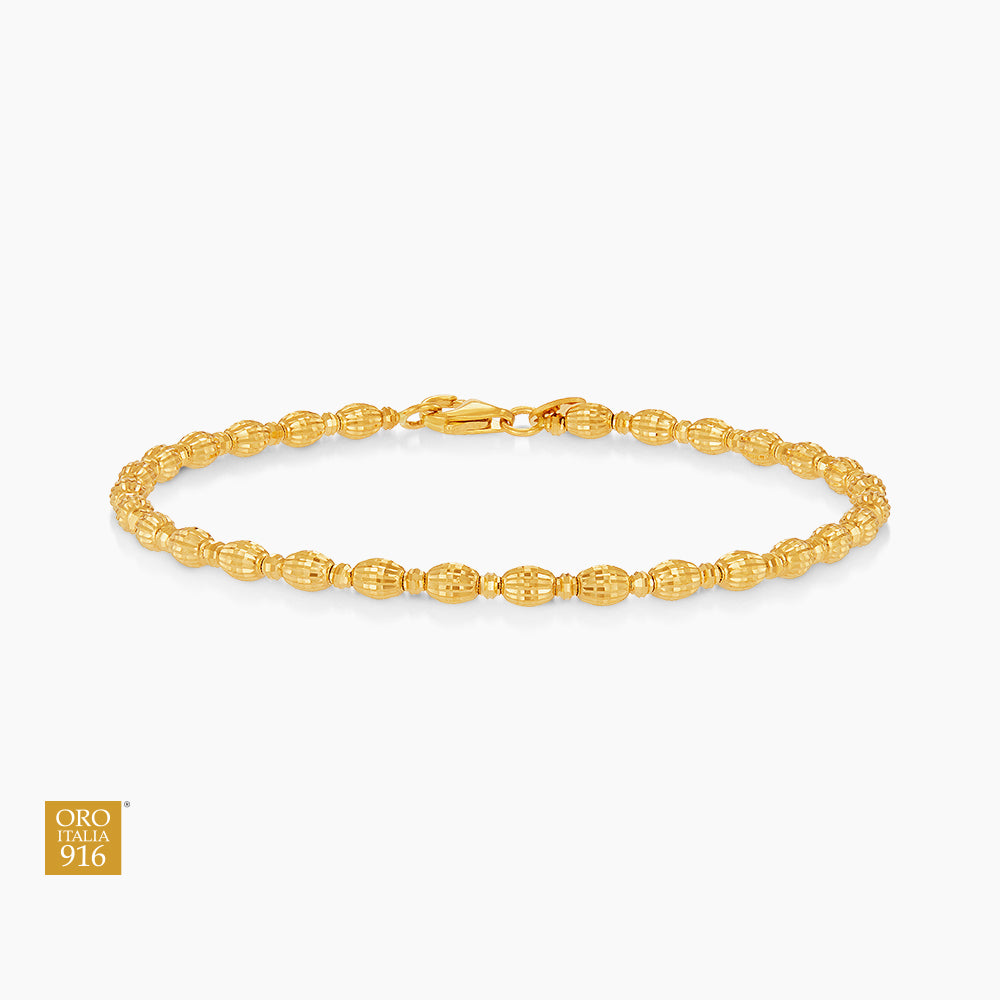 Oro Italia 916 Yellow Gold Bracelet GW55450426(03Y) (22K Gold)