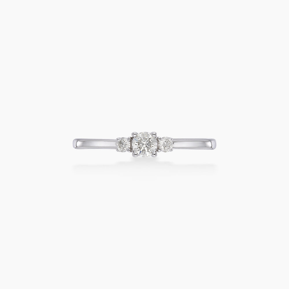 Diamond Ring in 375/9K White Gold 119850726