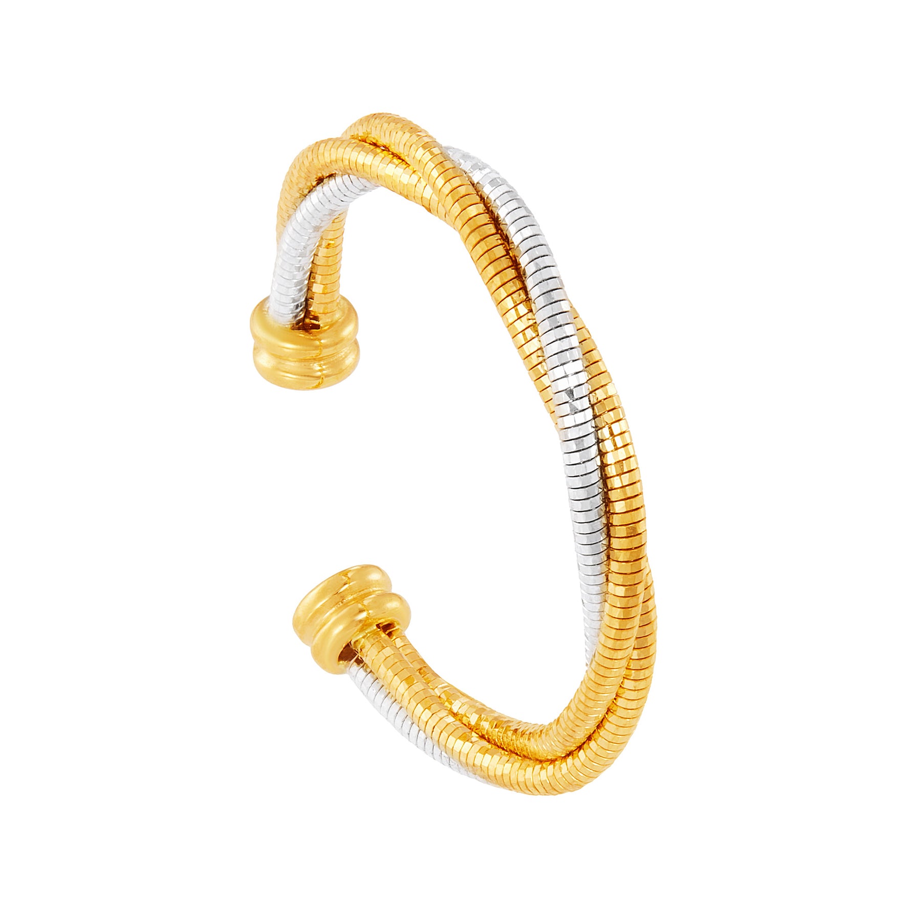 CAVO | Oro Italia 916 Yellow and White Gold Ring GR57441024(YW)-BI (22K Gold)