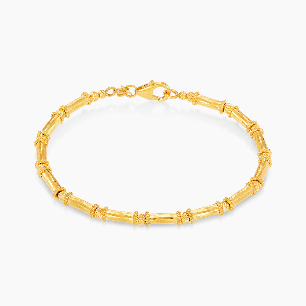VALORA | Oro Italia 916 Yellow Gold Bangle GB95320326(YG) (22K Gold)