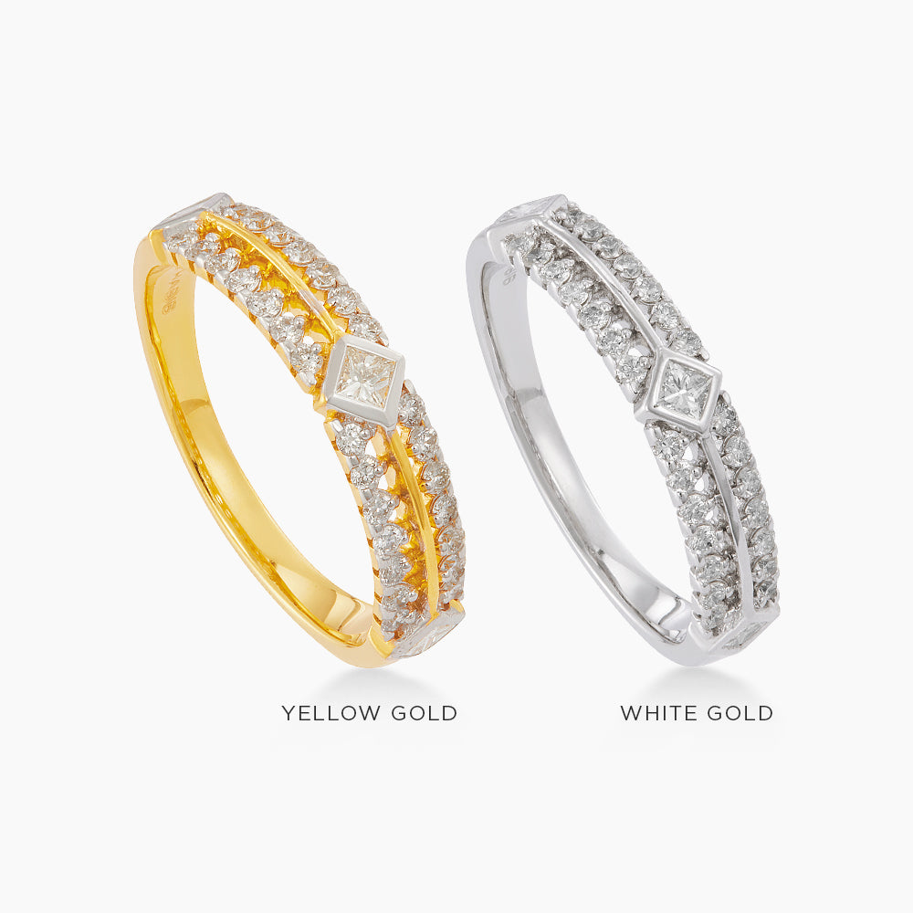 Princess Diamond Ring in 375/9K Gold 275700726