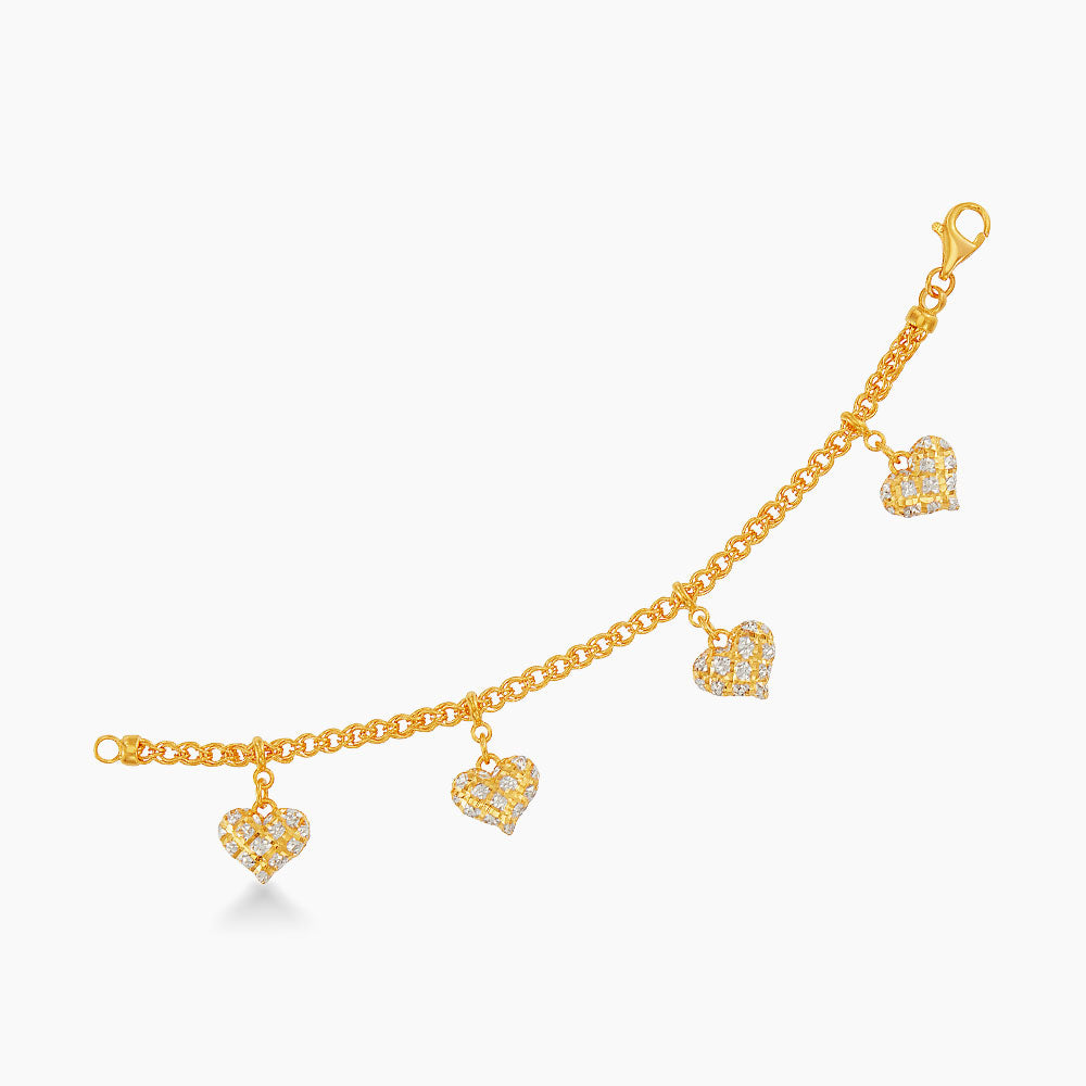 916/22K Yellow and White Gold Bracelet (for baby) 6700009YWBY