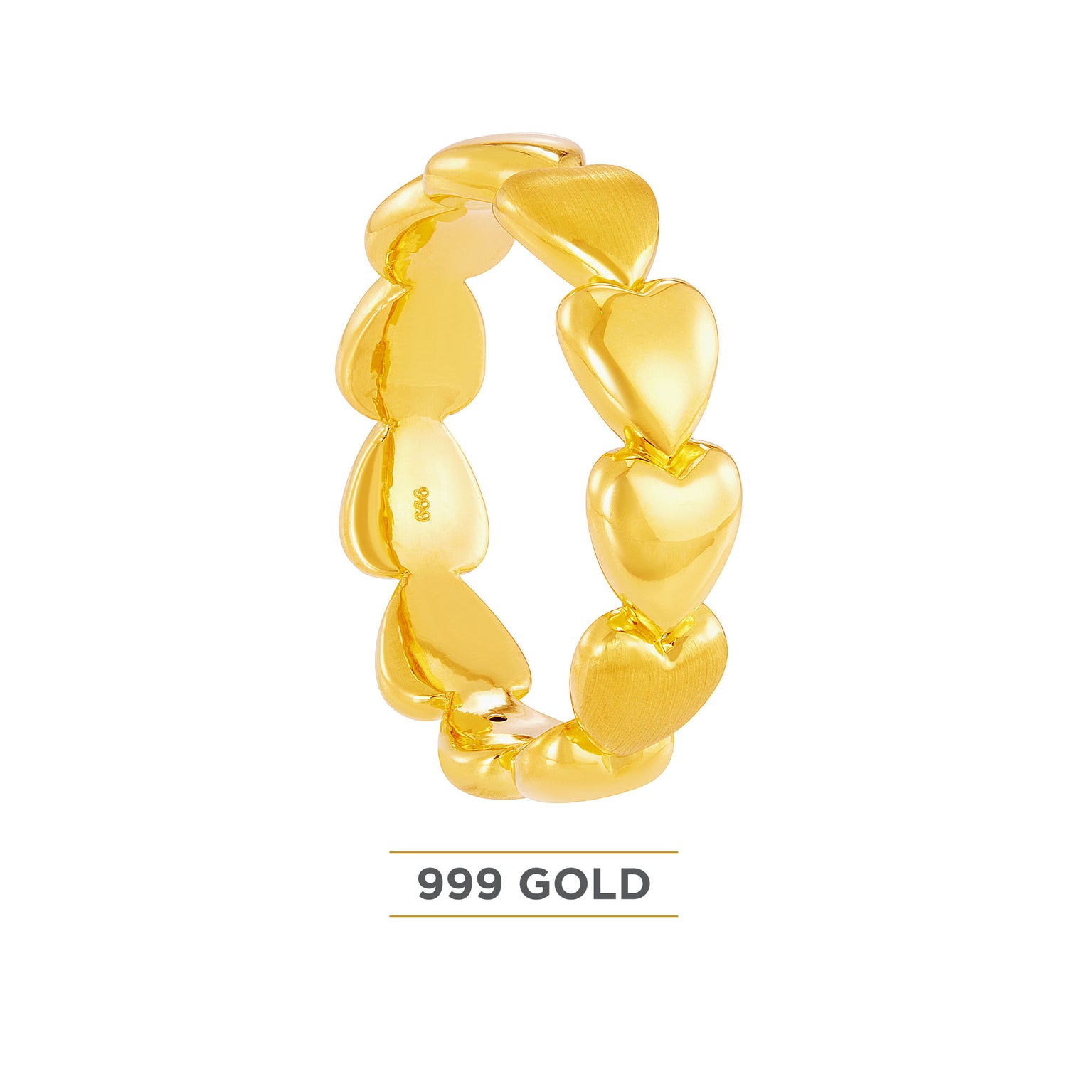 999/24K Yellow Gold Ring 9200011Y