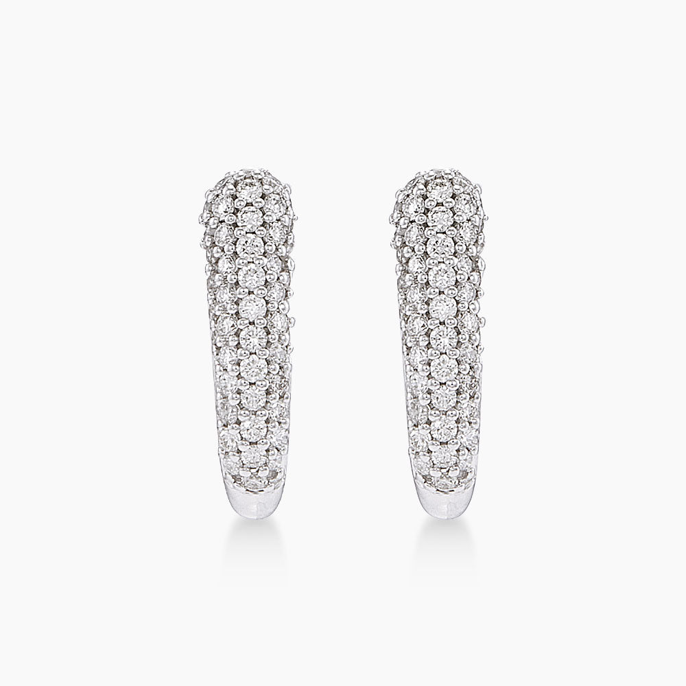 Diamond Earring in 375/9K White Gold 458360226(WG)