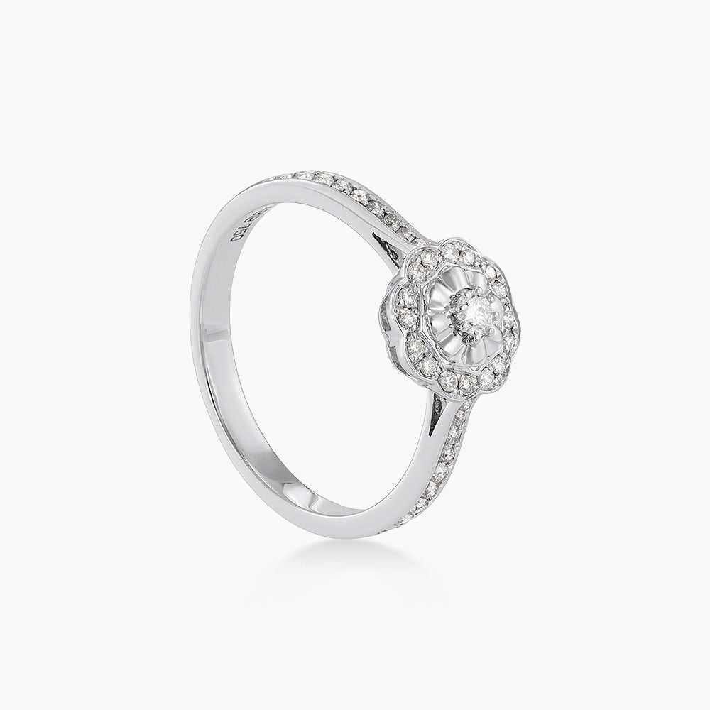 Diamond Ring in 750/18K White Gold 274700326(R)