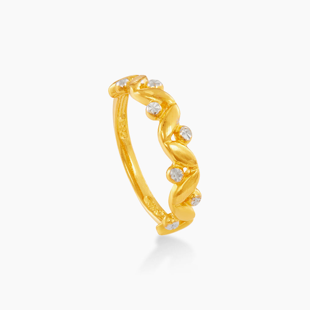 916/22K Yellow and White Gold Ring 6200232YW(R)