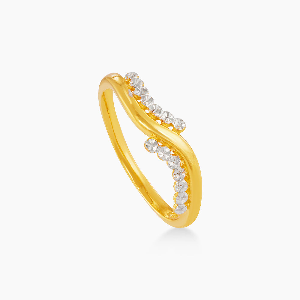 916/22K Yellow and White Gold Ring 6200241YW