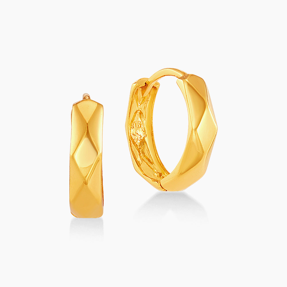 916/22K Yellow Gold Earrings 6300028Y