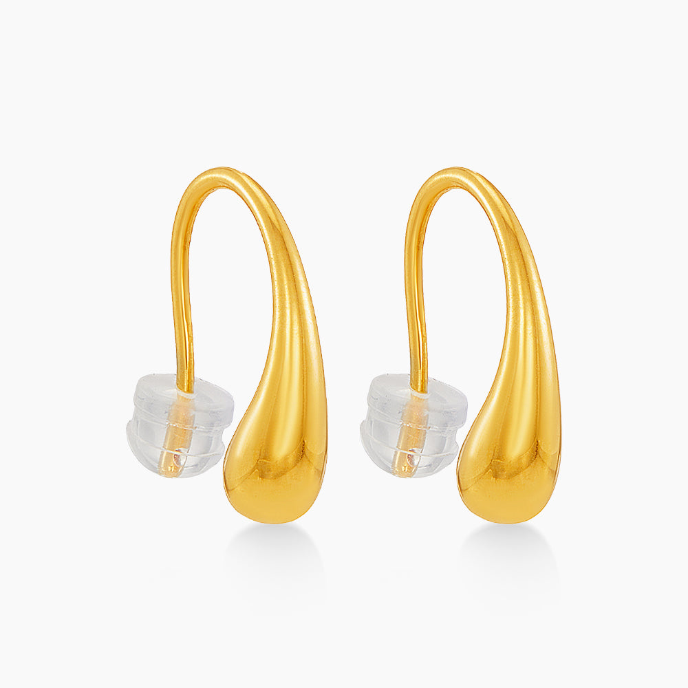 999/24K Yellow Gold Earrings 9300008Y