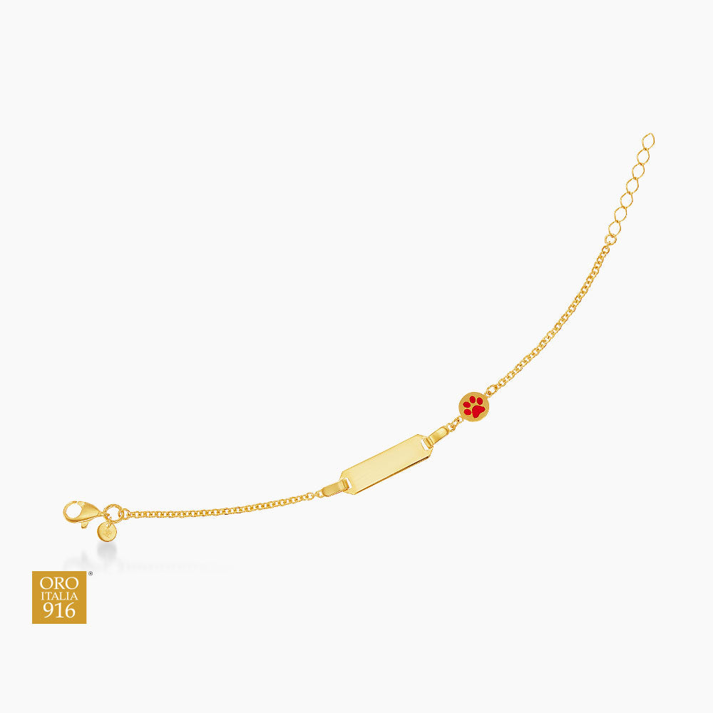 Oro Italia 916 Yellow Gold Bracelet GW54941225-BBY (for baby) (22K Gold)