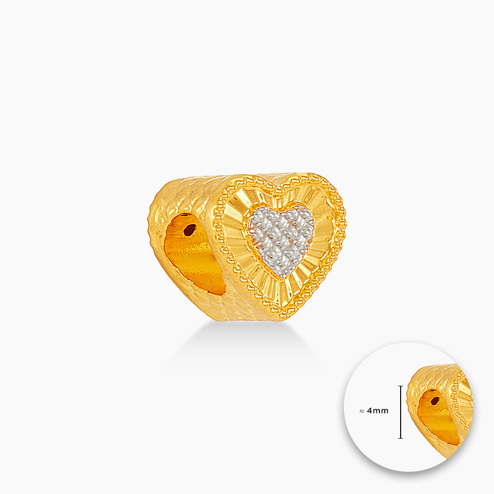 916/22K Yellow and White Gold Charm 6800295YW