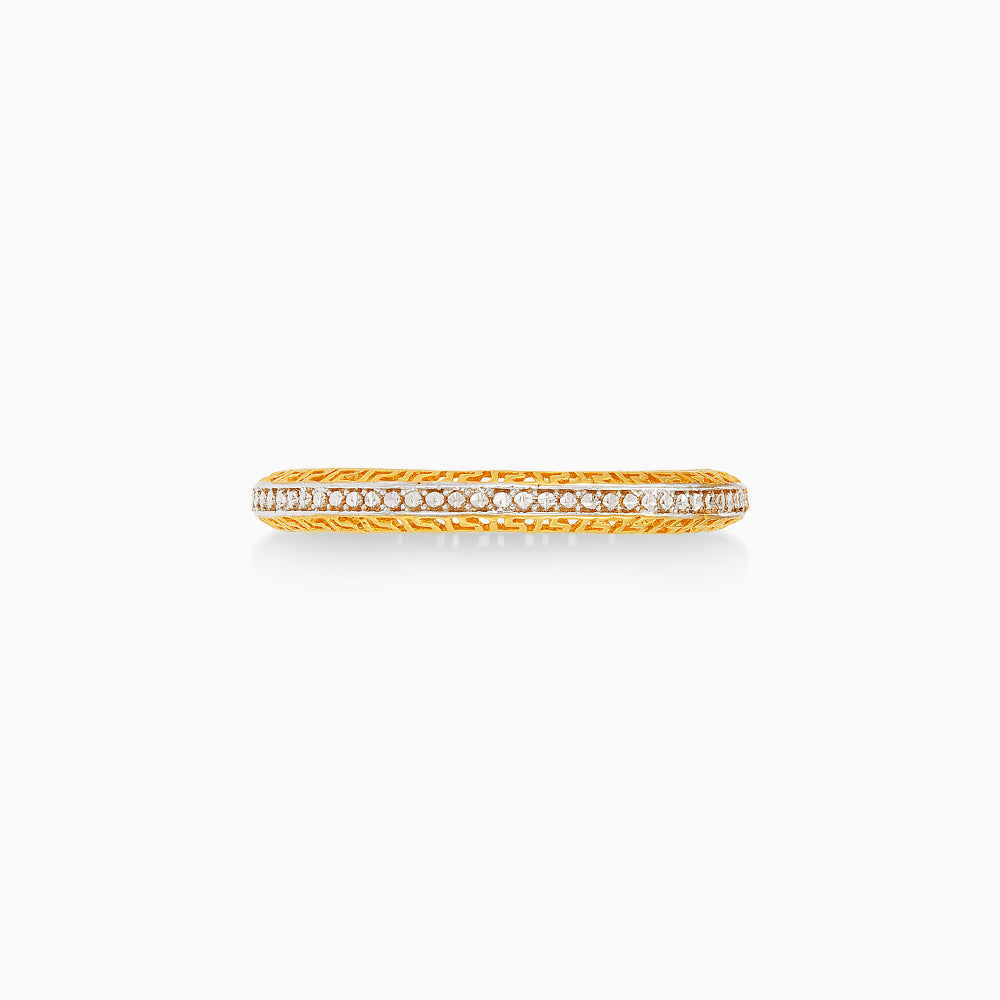 916/22K Yellow and White Gold Ring 6200229YW