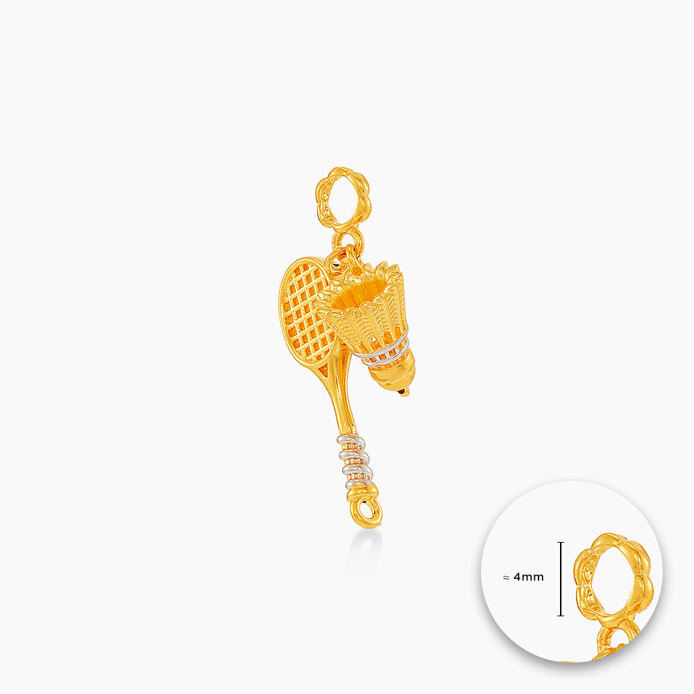 916/22K Yellow and White Gold Charm 6800119YW