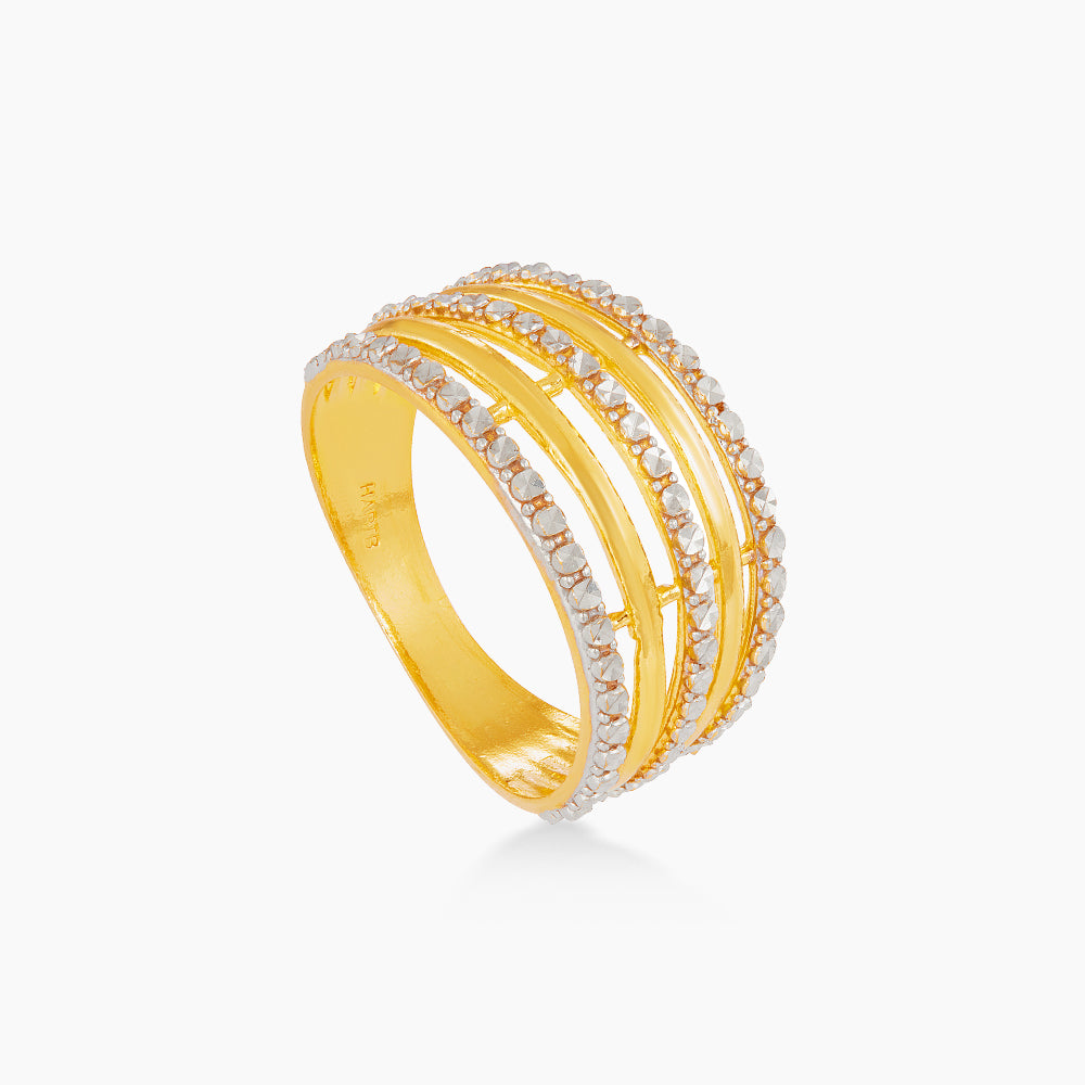 916/22K Yellow and White Gold Ring 6200195YW