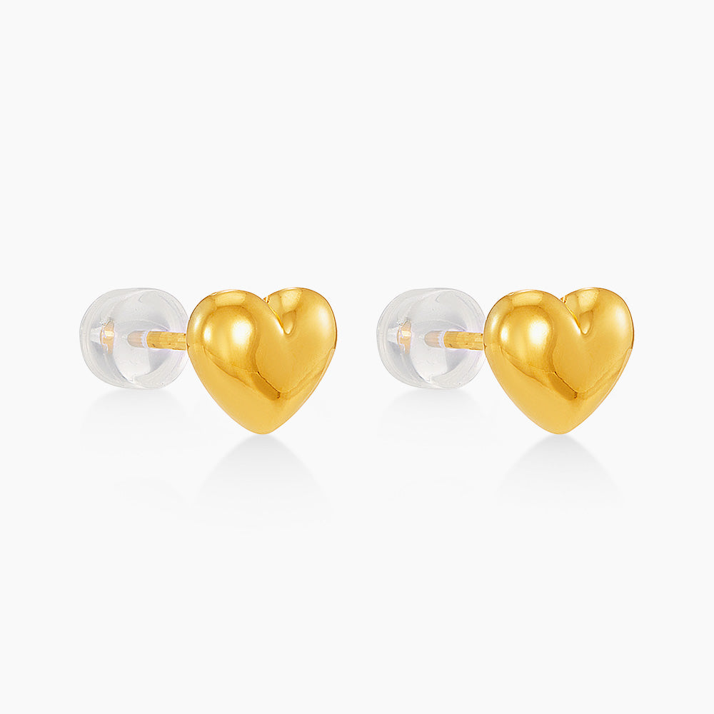 999/24K Yellow Gold Earrings 9300010Y