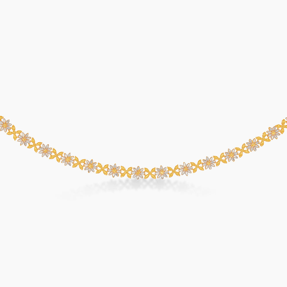 916/22K Yellow and White Gold Bracelet 6700144YW1
