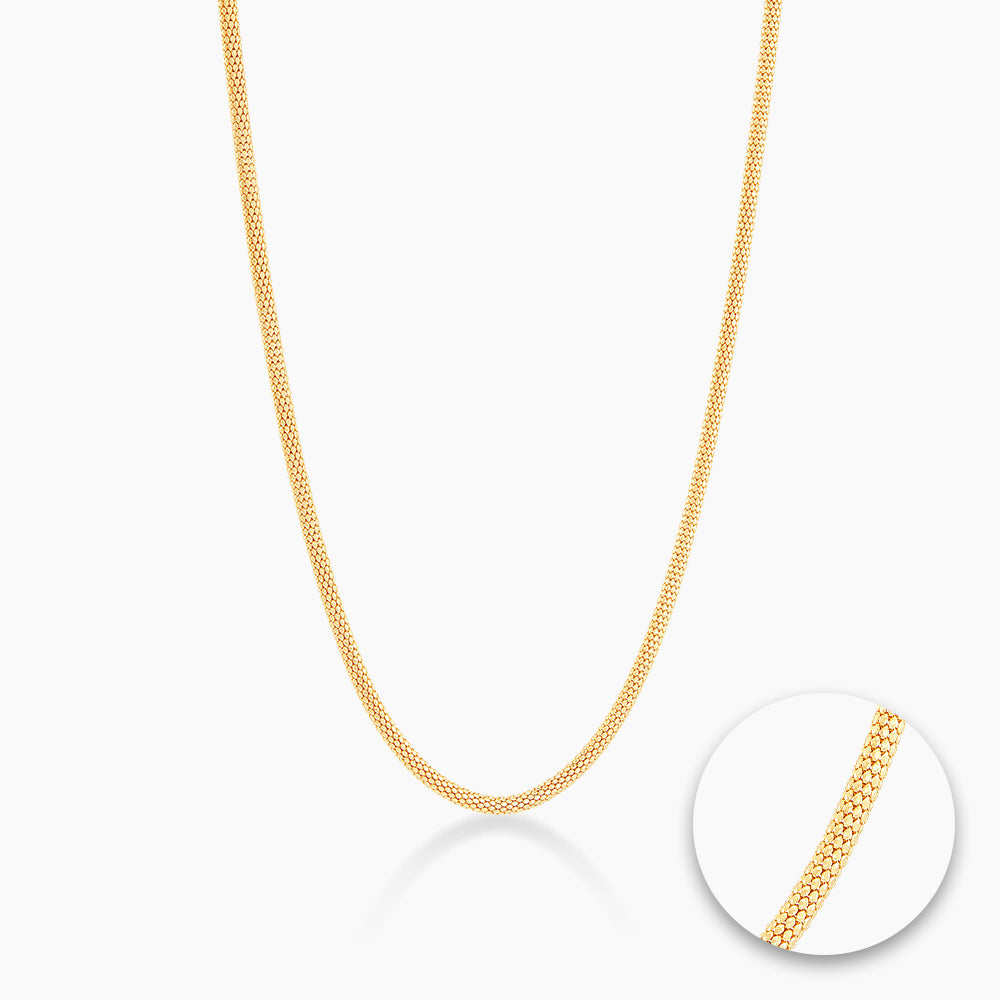 925 Silver Necklace 036 CORB36FLD(GC)