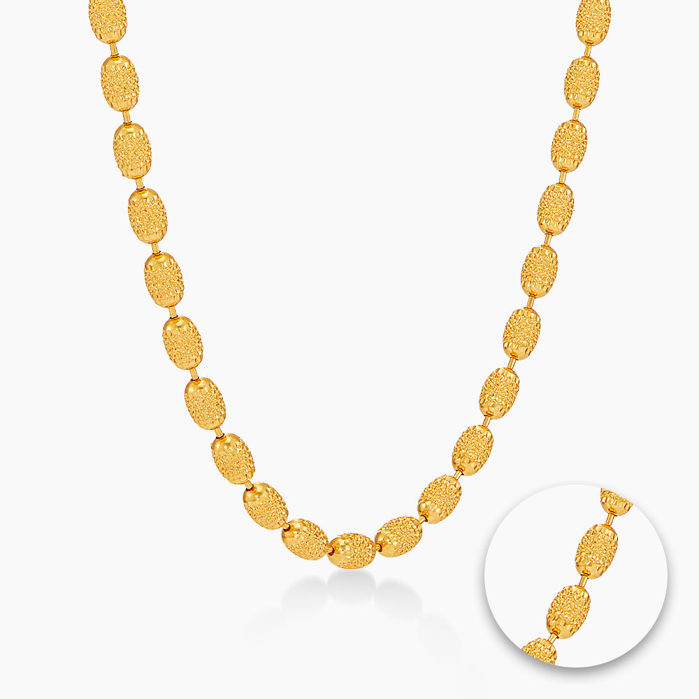 Oro Italia 916 Yellow Gold Necklace GC33320426(500Y) (22K Gold)