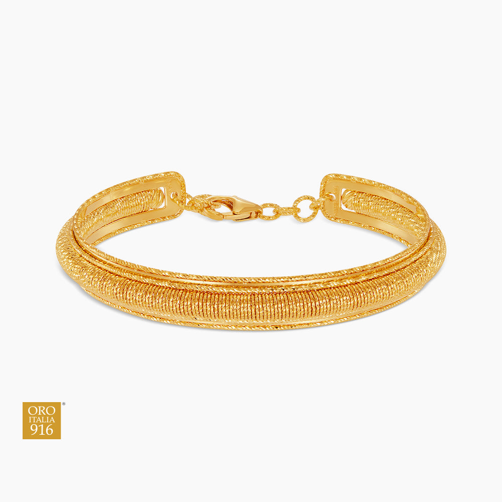 Oro Italia 916 Yellow Gold Bangle GB95540426 (22K Gold)