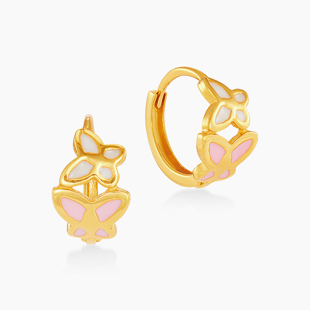 916/22K Yellow Gold Earrings 6300030Y