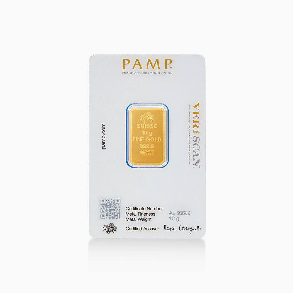 [Self-Pickup Only] 10gm 999.9 PAMP Suisse Gold Bar (Lady Fortuna)