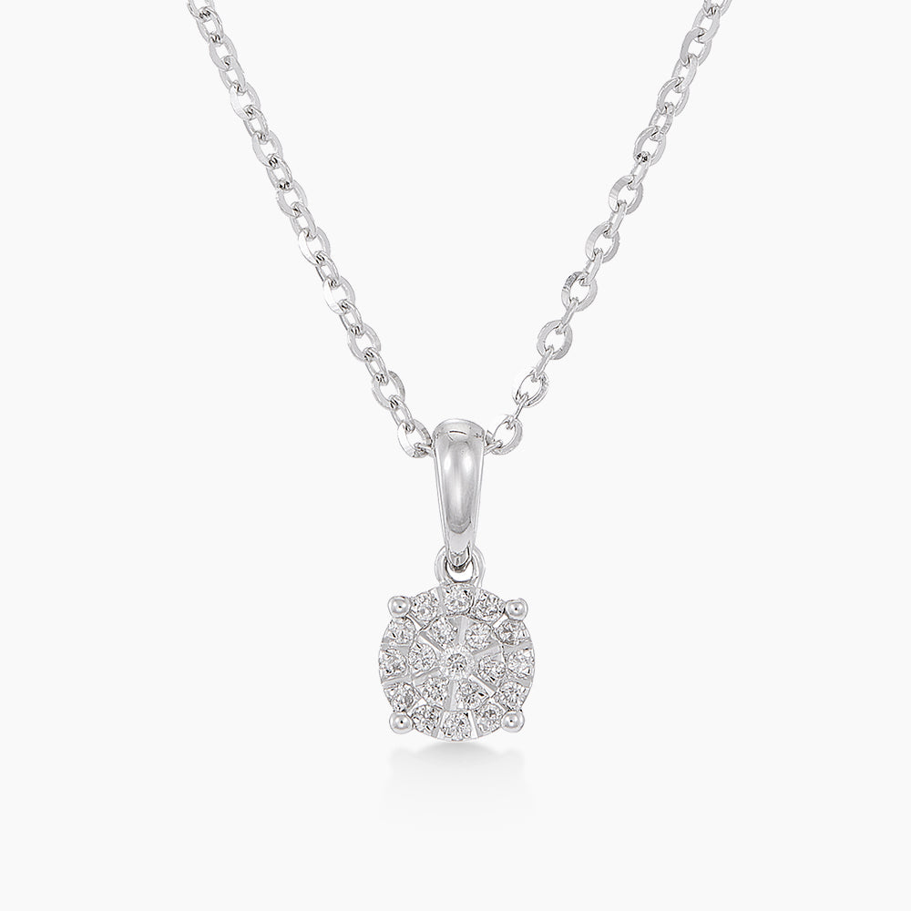 ICE | Diamond Necklace in 375/9K White Gold 45536(N