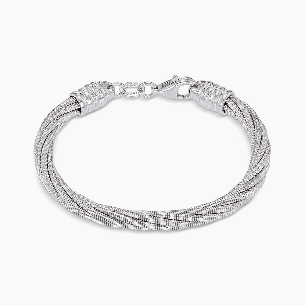 Oro Italia 916 White Gold Bangle (For Baby) GB89531025(7W)-BBY (22K Gold)