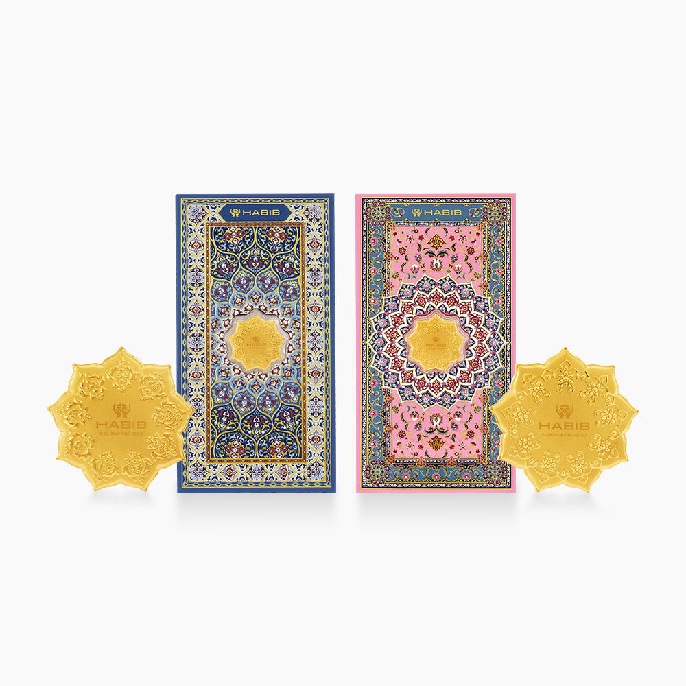 HABIB Ferdous Collection Rosette Edition | 999.9 Gold Wafer (0.20 – 0.40g)