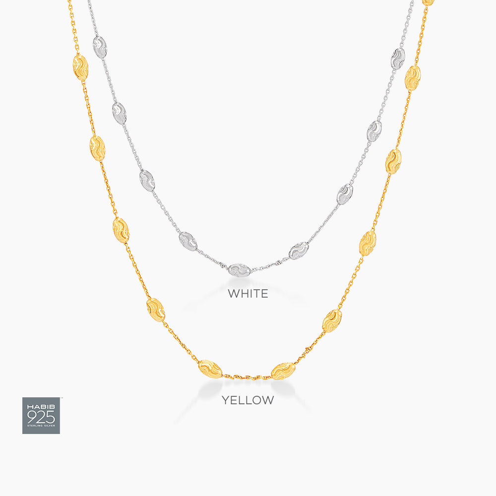 925 Silver Necklace ST OV C0032
