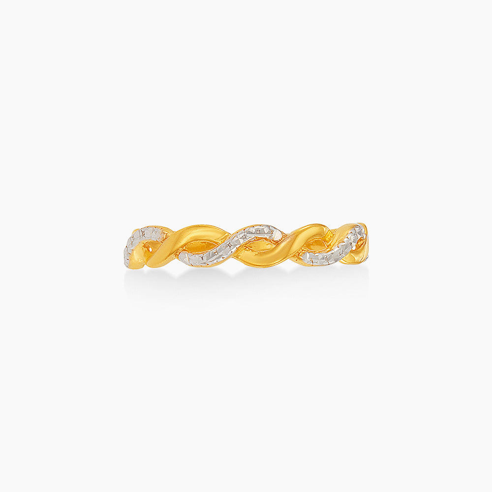 916/22K Yellow and White Gold Ring 6200186YW