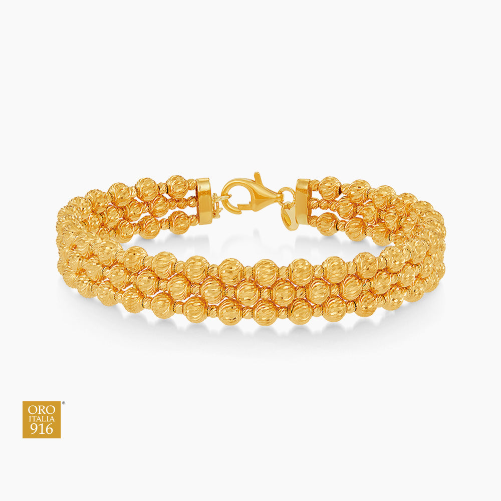 Oro Italia 916 Yellow Gold Bangle GB95620426(04Y) (22K Gold)