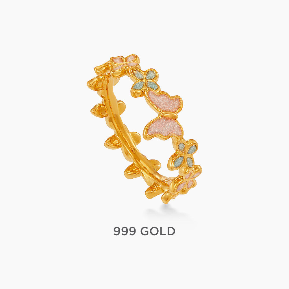 999/24K Yellow Gold Ring 9200027Y