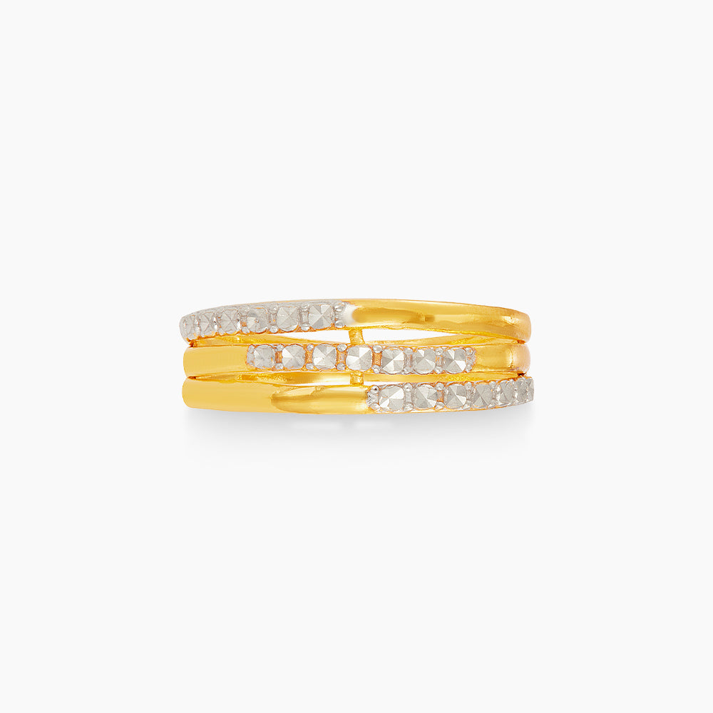 916/22K Yellow and White Gold Ring 6200173YW