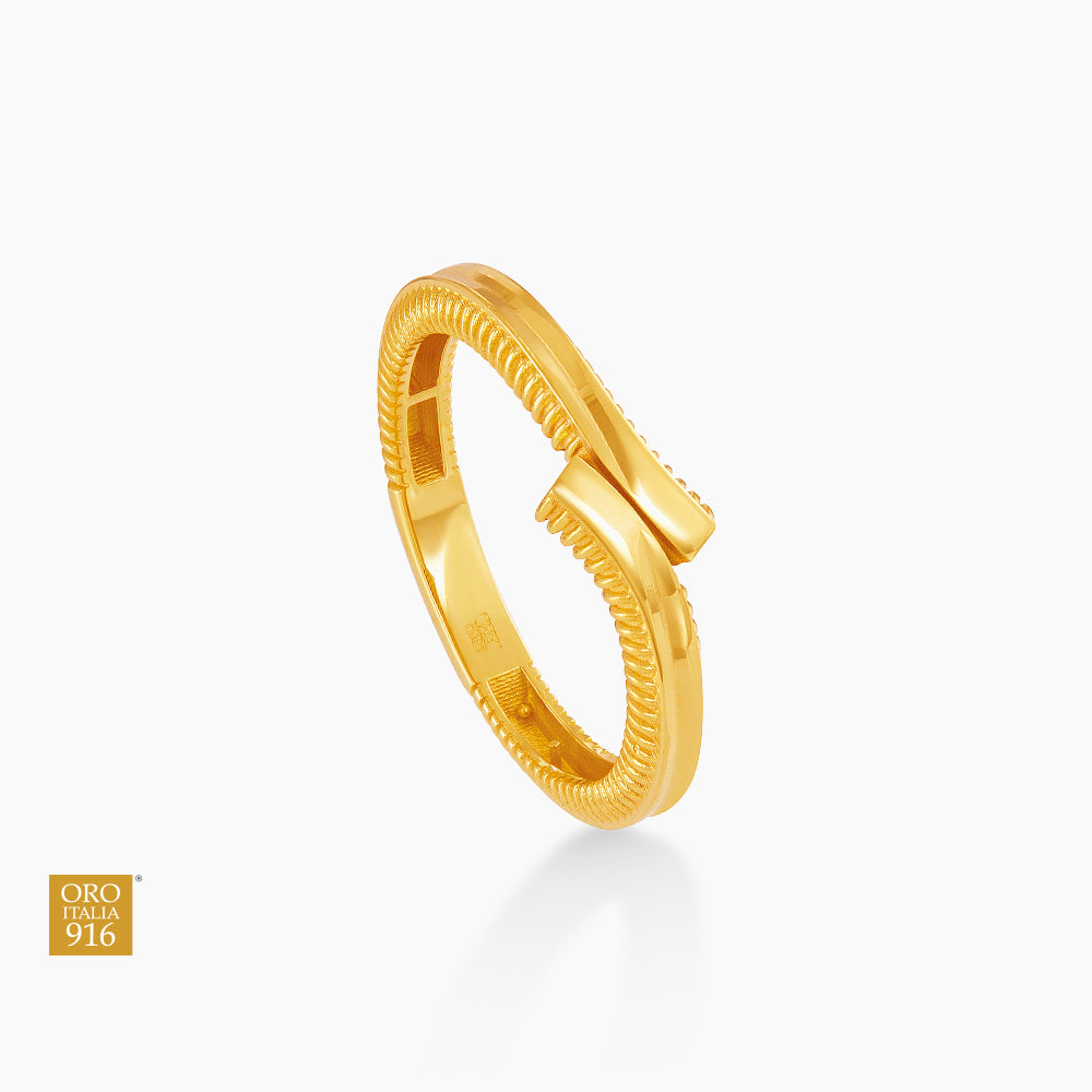Oro Italia 916 Yellow Gold Ring GR62200426 (22K Gold)
