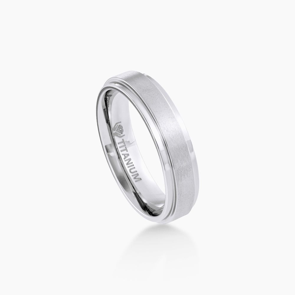 Titanium Men's Ring 093570726