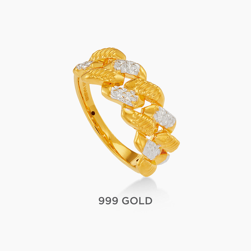 999/24K Yellow Gold Ring 9200032YW