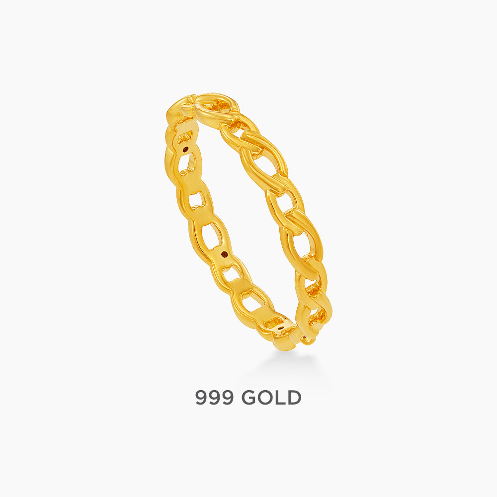 999/24K Yellow Gold Ring 9200080Y