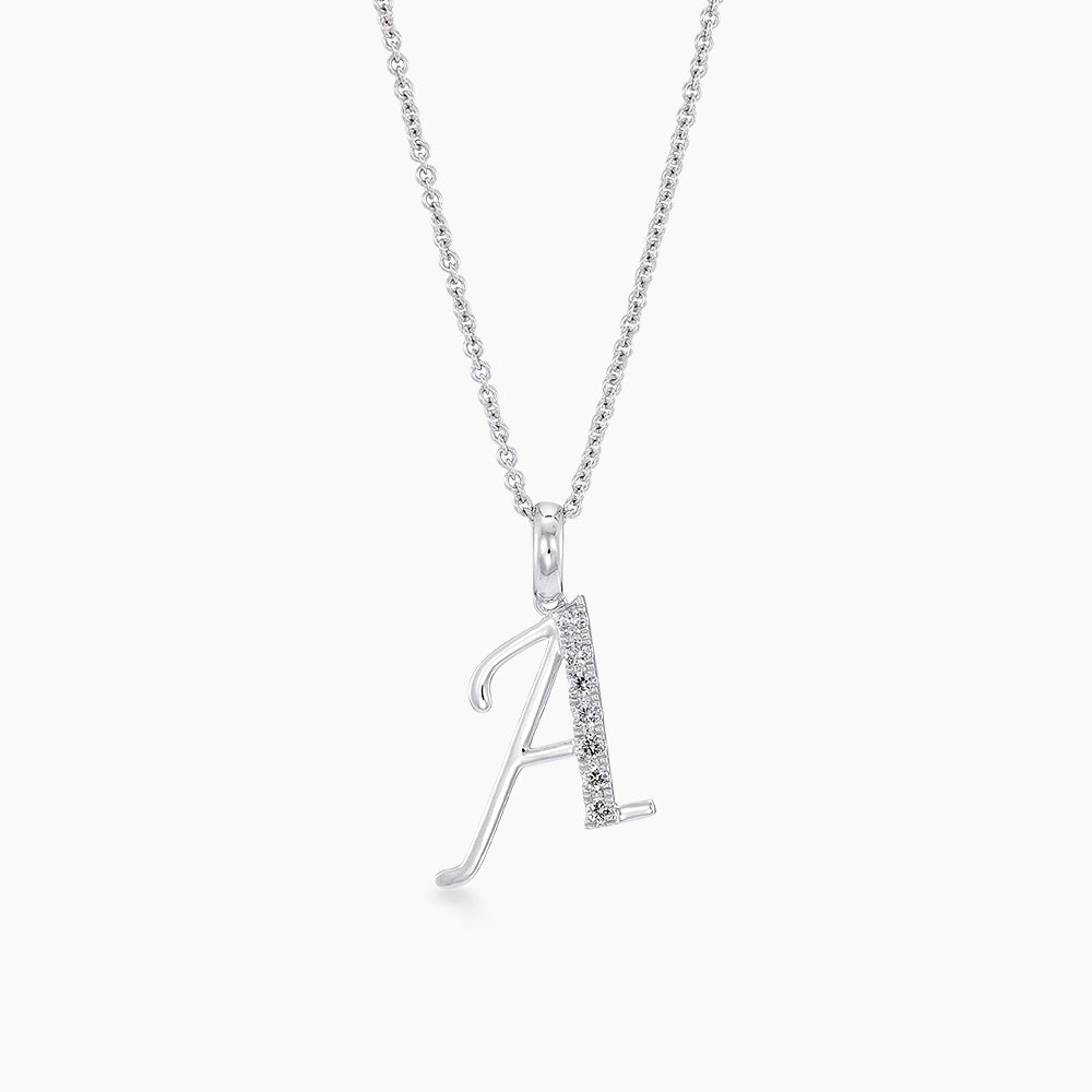 Diamond Necklace in 375/9K White Gold 560211023(A)-WG