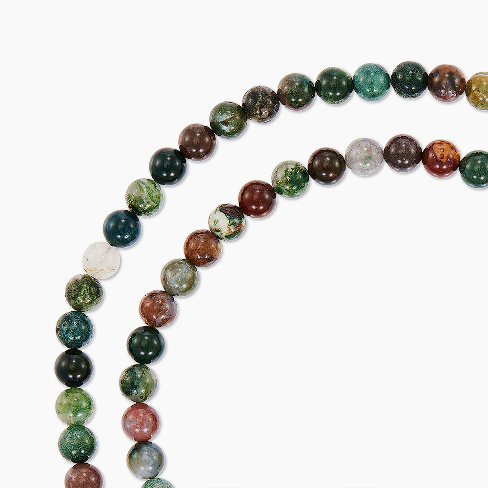 Agate Coloured Stone Tasbih 080460325-AGATE