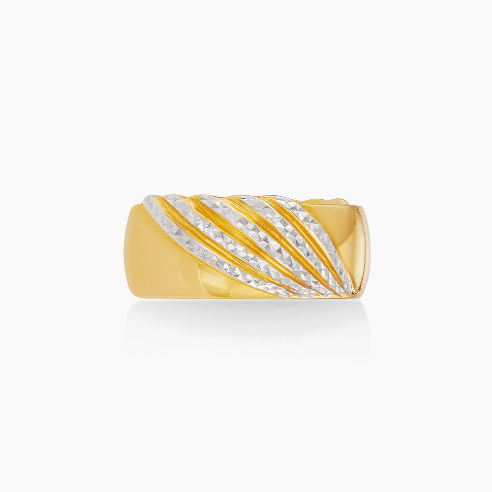 916/22K Yellow and White Gold Ring 6200092YWL