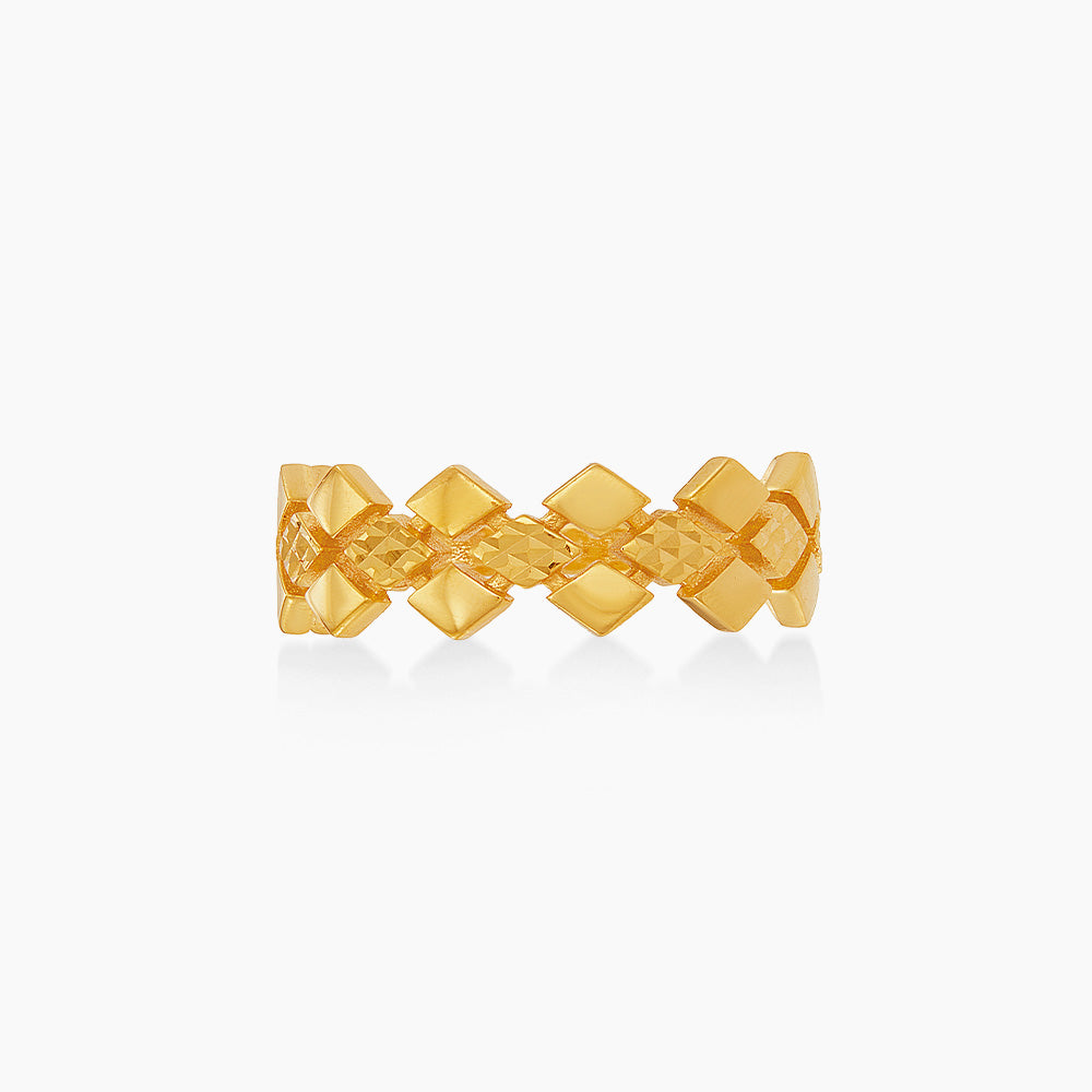Oro Italia 916 Yellow Gold Ring GR61401225 (22K Gold)