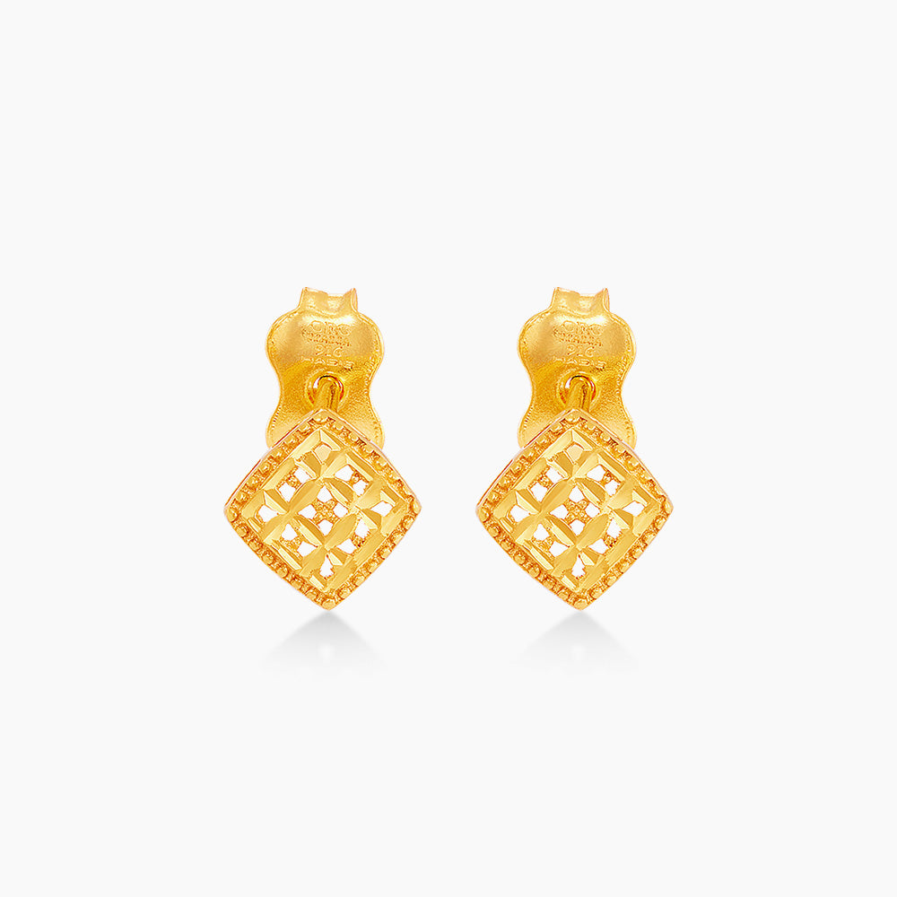 Oro Italia 916 Yellow Gold Earrings GE77130725 (22K Gold)