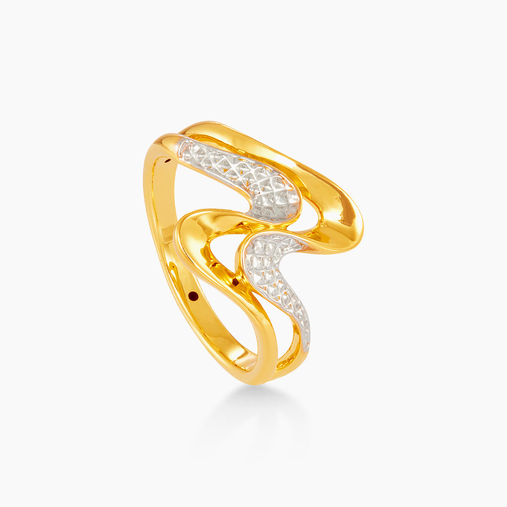 916/22K Yellow and White Gold Ring 6200287YW