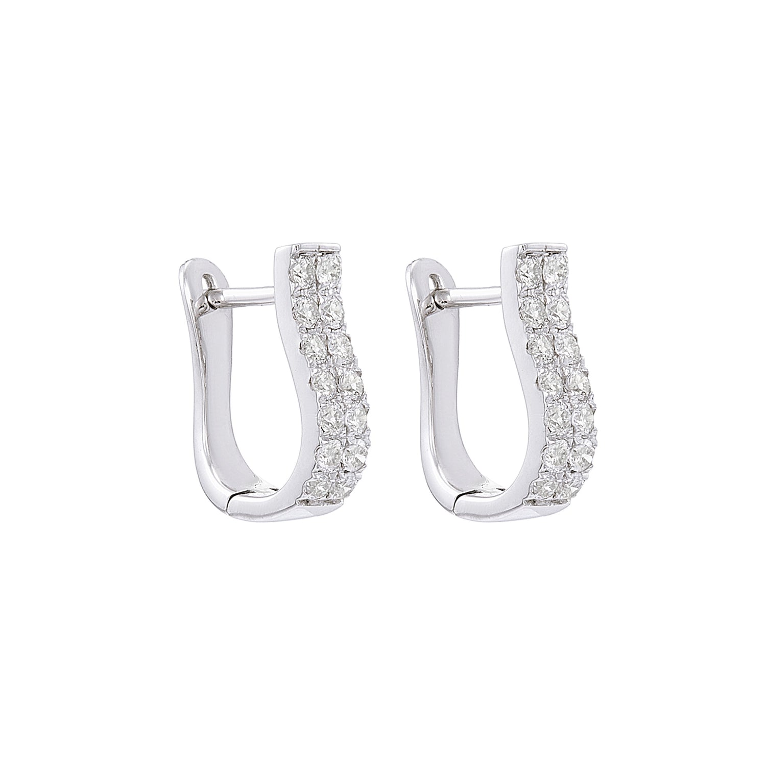 Diamond Earring in 375/9K White Gold 45530