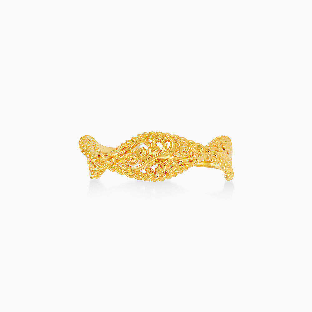 999/24K Yellow Gold Ring 9200038Y