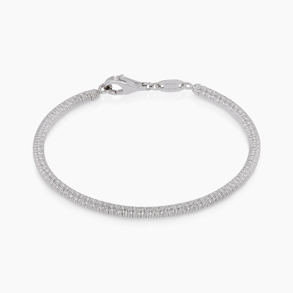 Oro Italia 916 White Gold Bangle GB95330326(WG) (22K Gold)
