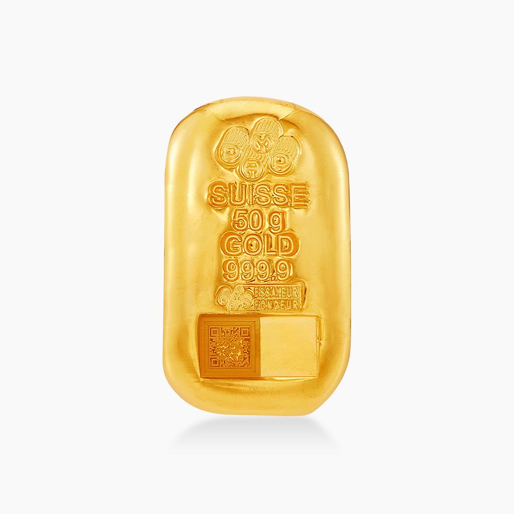 [Self-Pickup Only] HABIB 50g PAMP Suisse 999.9 Gold Cast Bar